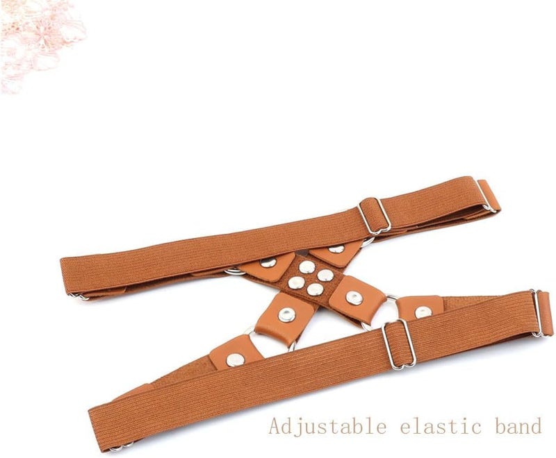 Ximerinf Women Adjustable Elastice Leather Leg Garter Belt Thigh Ring Garter - Image 3